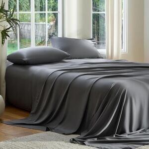 DOZ by SIJO Bamboo Sheet Set King / Cal King Storm Gray NWT Cooling